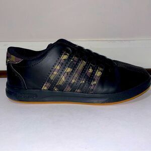 K Swiss Sneakers Camo on Black Gum Bottom Men's Size 7 Women's Size 8